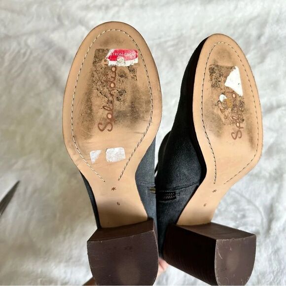 Splendid Women’s Callen Suede Buckle Ankle Bootie Size 9 - Picture 11 of 16